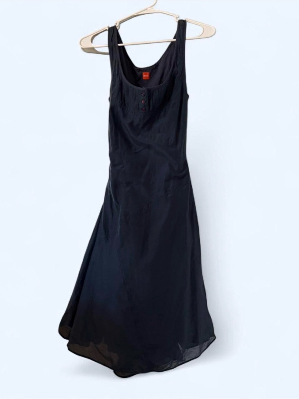 Hugo Boss Navy Blue Midi Dress